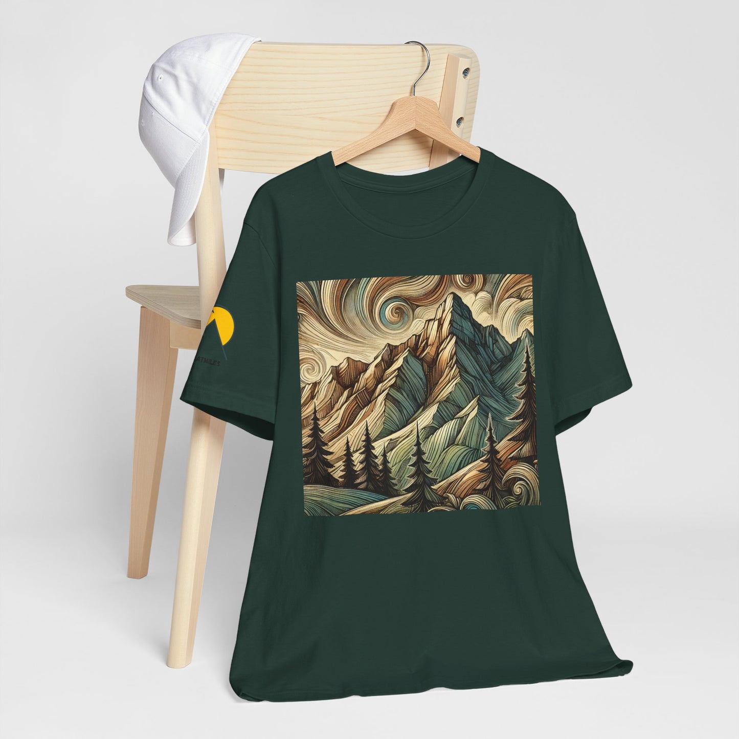 NOFLATMILES Whirlwind Peaks Tee