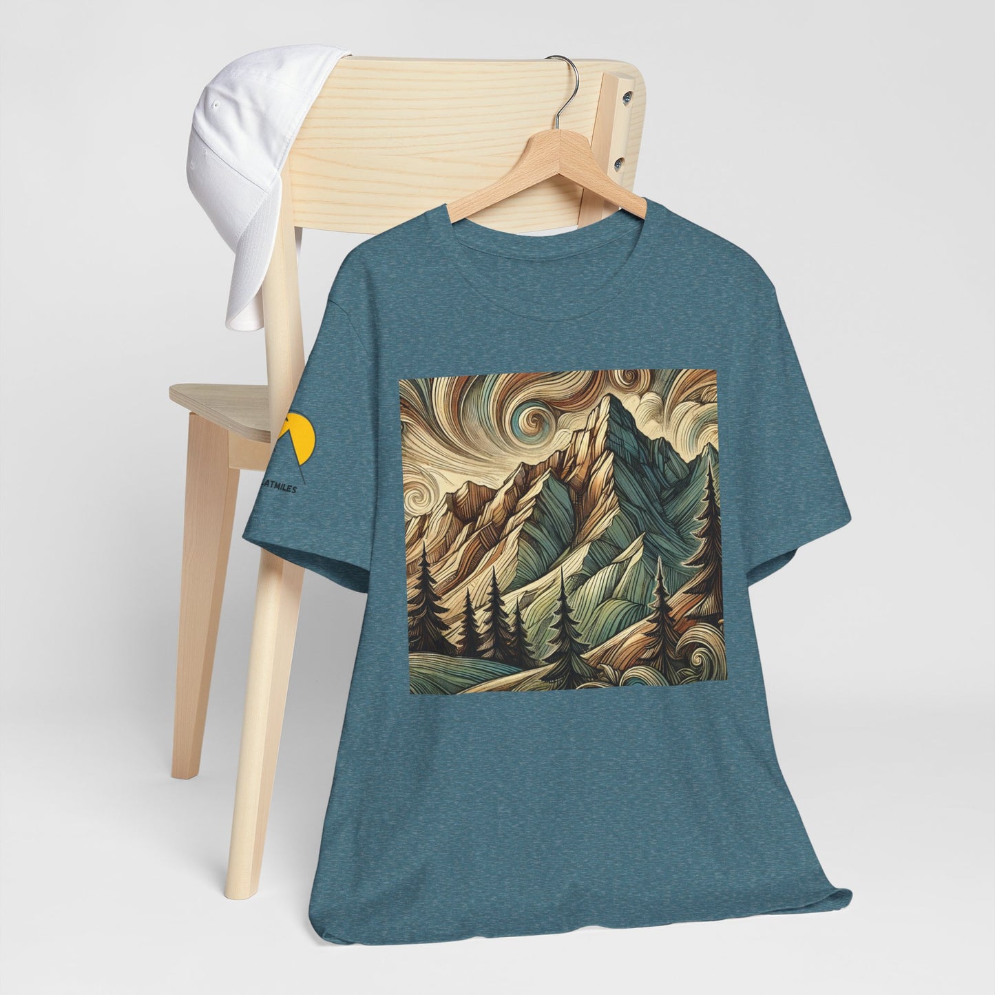 NOFLATMILES Whirlwind Peaks Tee