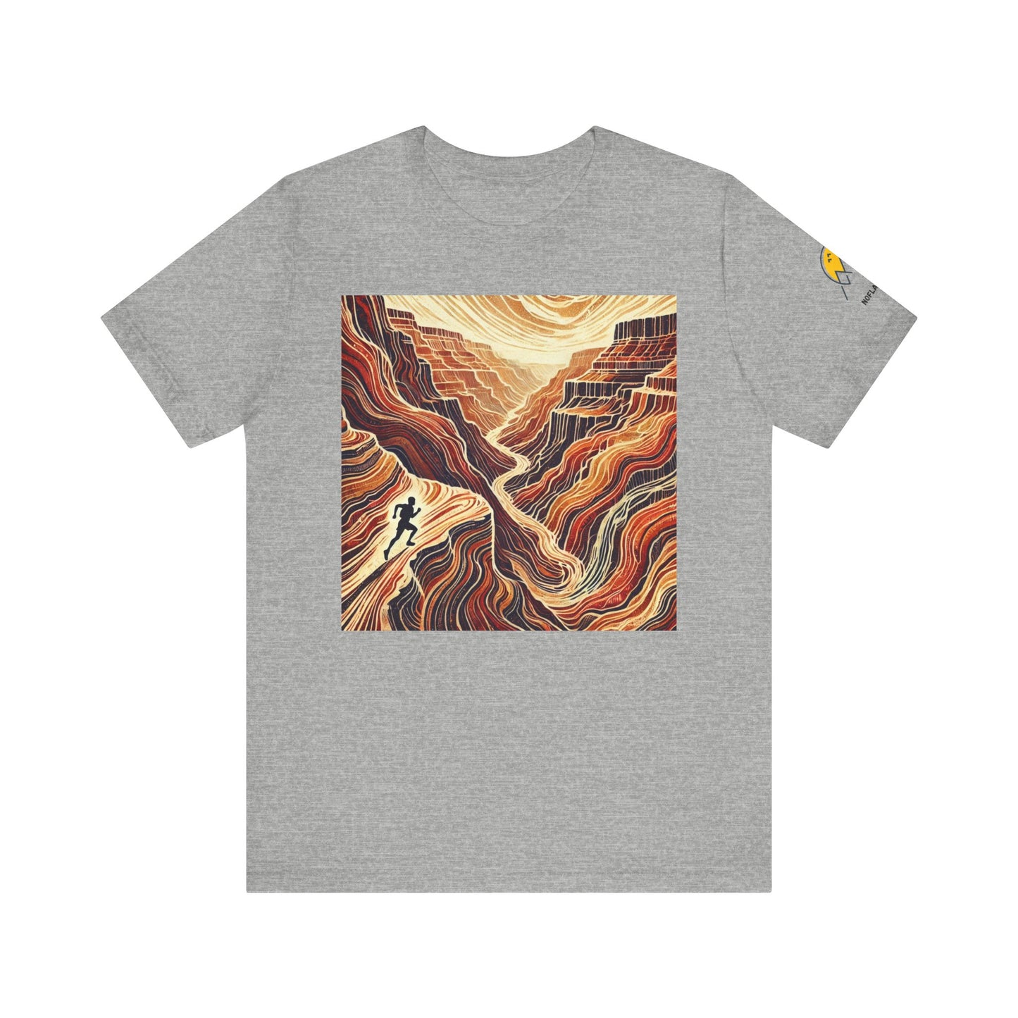 NOFLATMILES “Canyon Flow” Tee – Bella+Canvas 3001