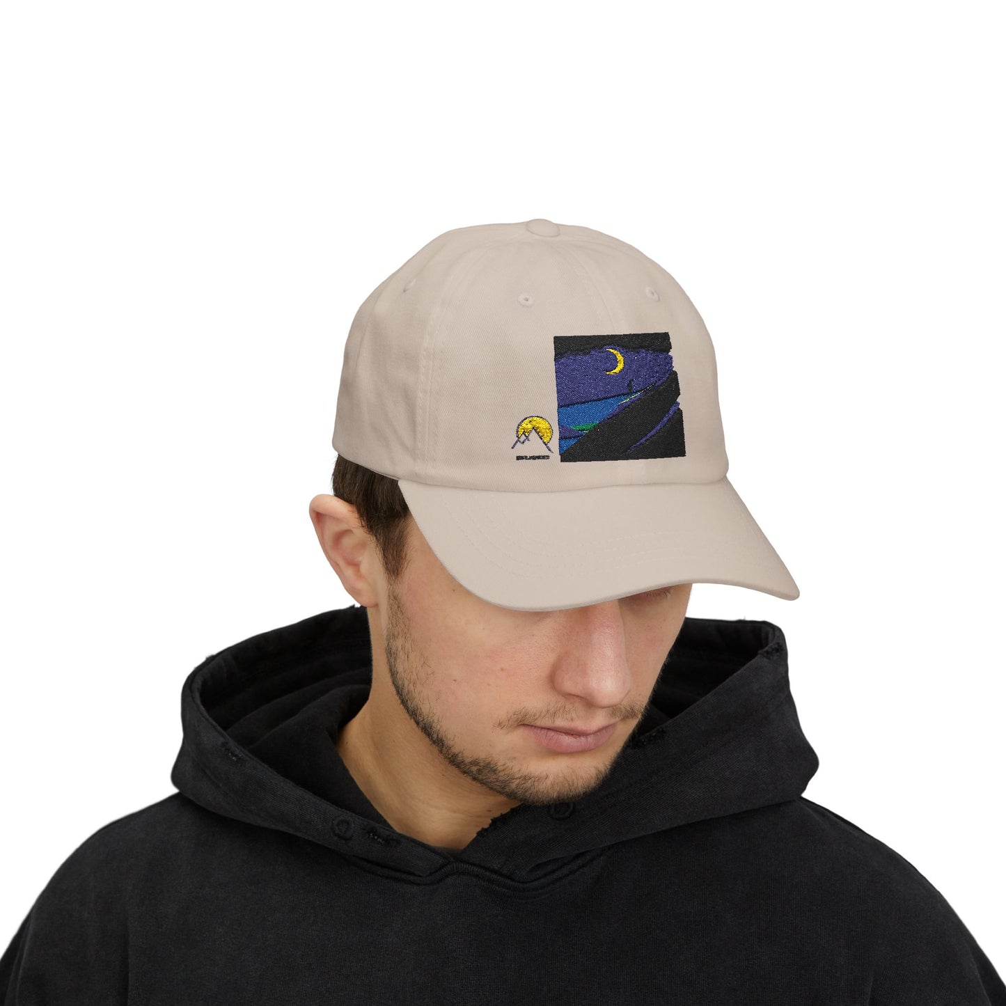 NOFLATMILES Night Shift Dad Cap – 6245CM (Embroidered Crescent)