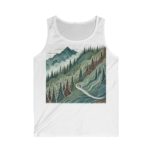NOFLATMILES “Evergreen Flow” Men’s Tank