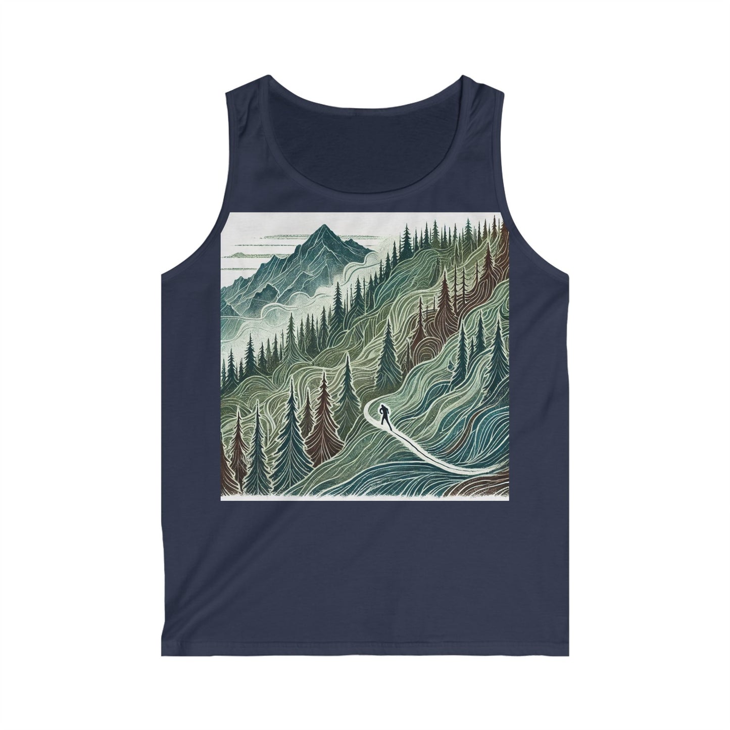 NOFLATMILES “Evergreen Flow” Men’s Tank