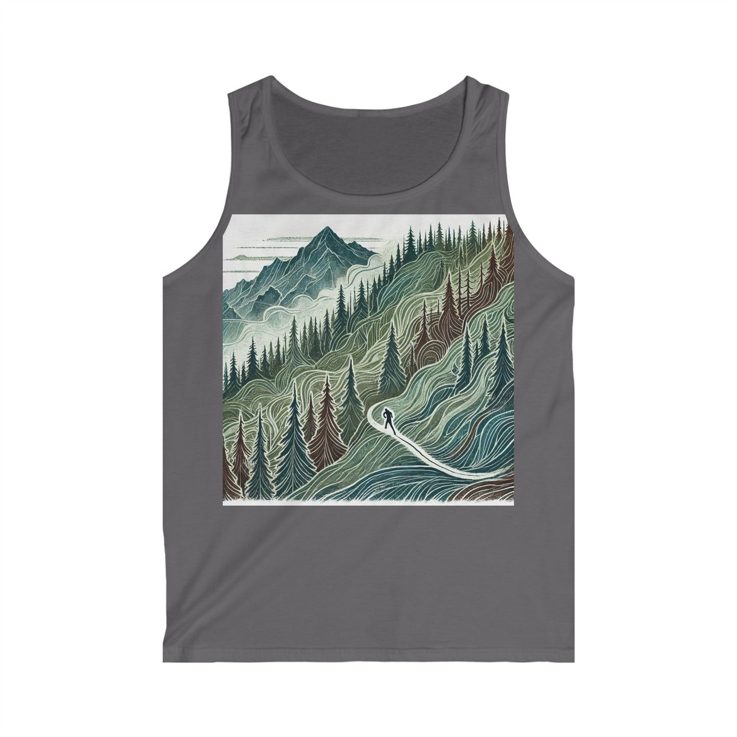 NOFLATMILES “Evergreen Flow” Men’s Tank