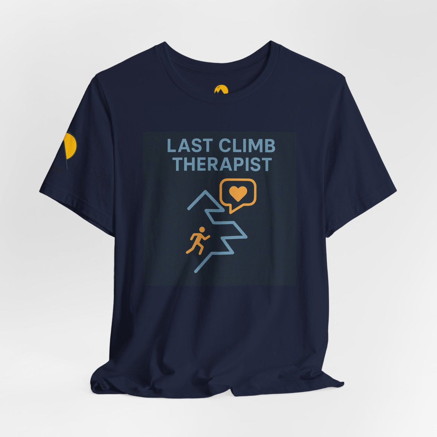 NOFLATMILES “Last Climb Therapist” CREW Tee