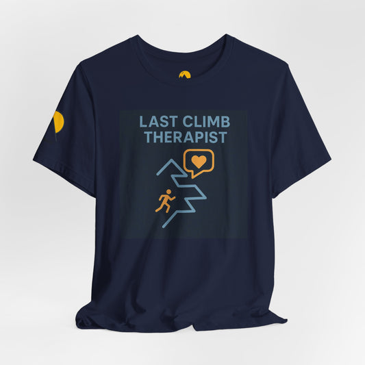 NOFLATMILES “Last Climb Therapist” CREW Tee