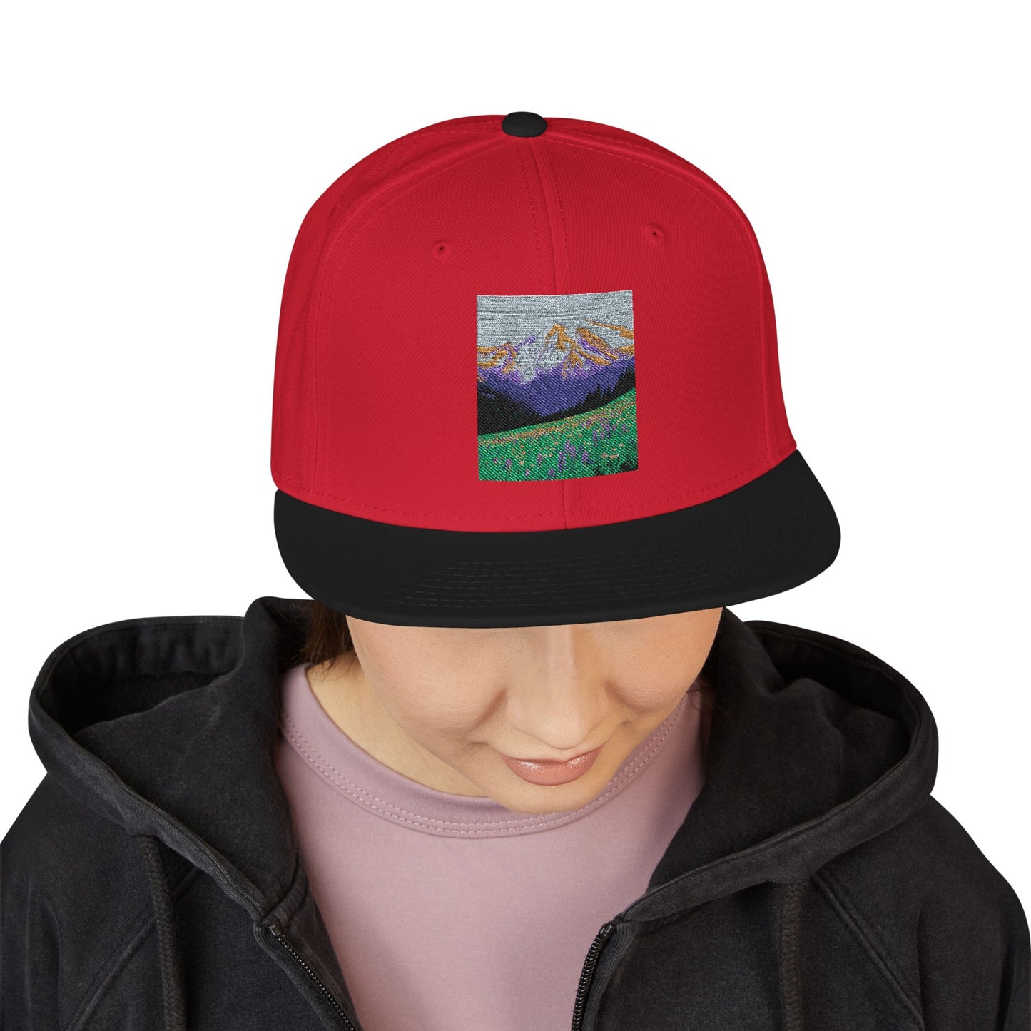 NOFLATMILES Rainier Bloom Snapback  (Summit Swagger)
