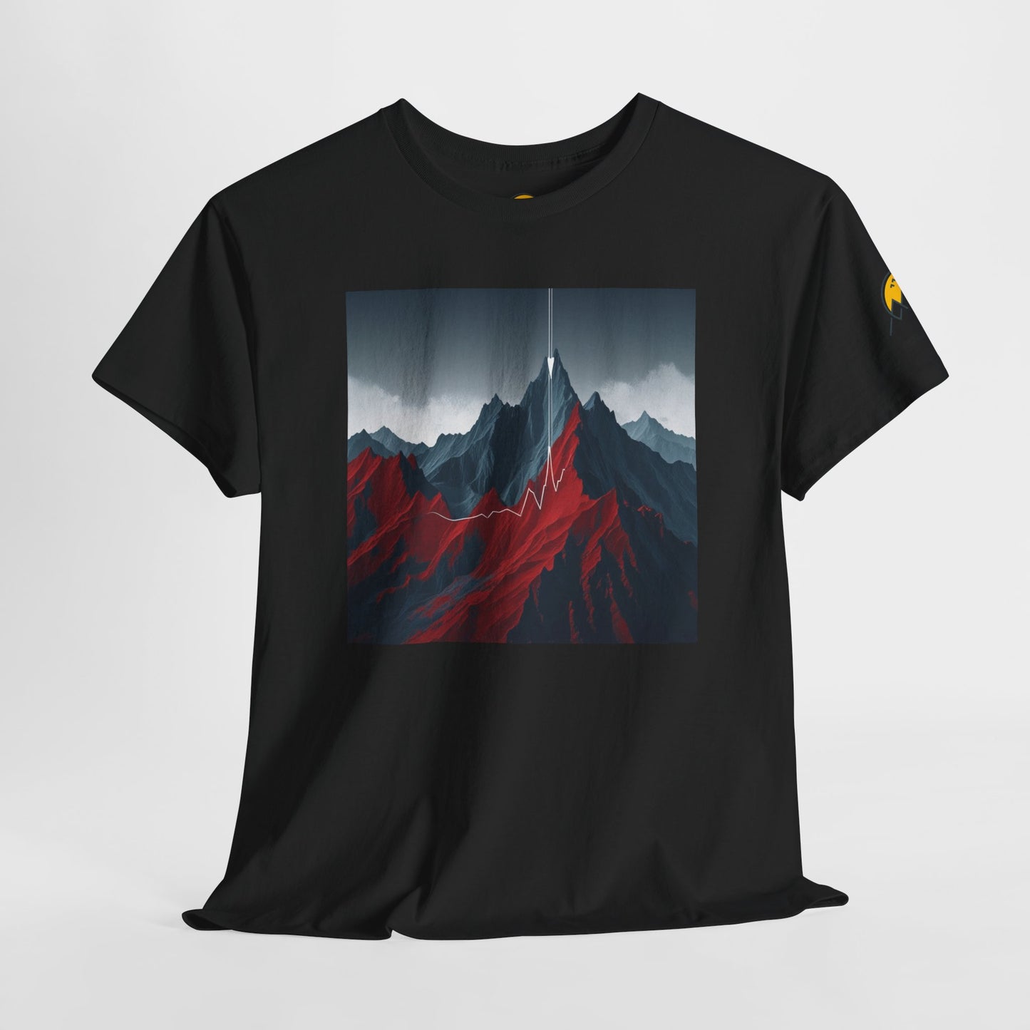 Mountain Adventure Unisex Heavy Cotton Tee - Nature Lover Gift, Outdoor T-Shirt, Casual Wear, Hiking Apparel, Gift for Explorers