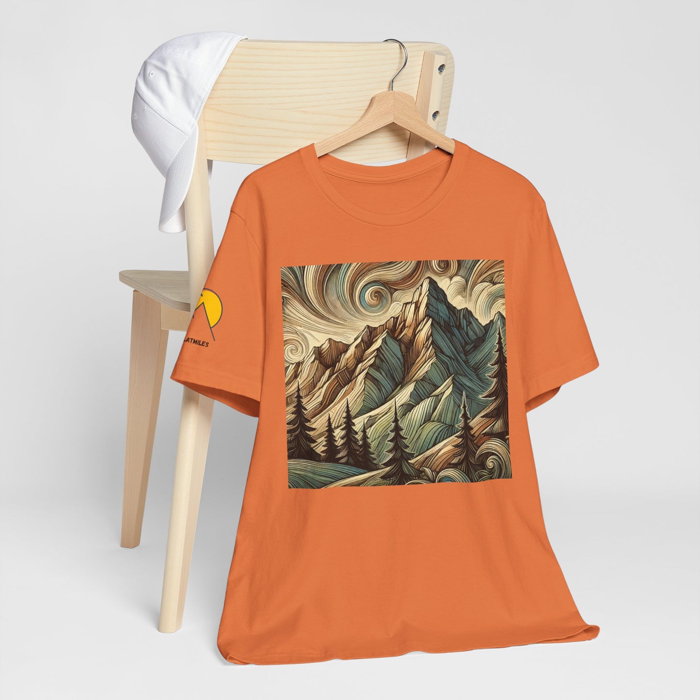 NOFLATMILES Whirlwind Peaks Tee