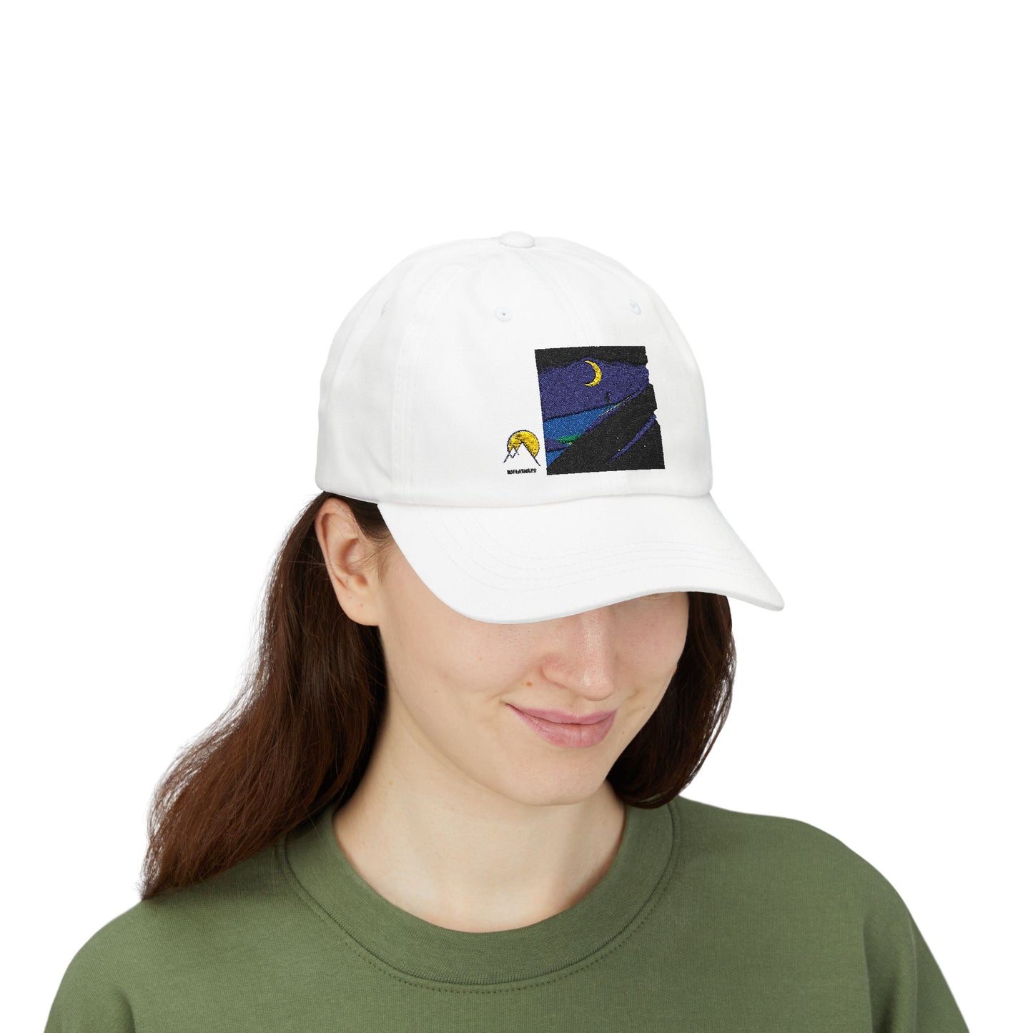 NOFLATMILES Night Shift Dad Cap – 6245CM (Embroidered Crescent)