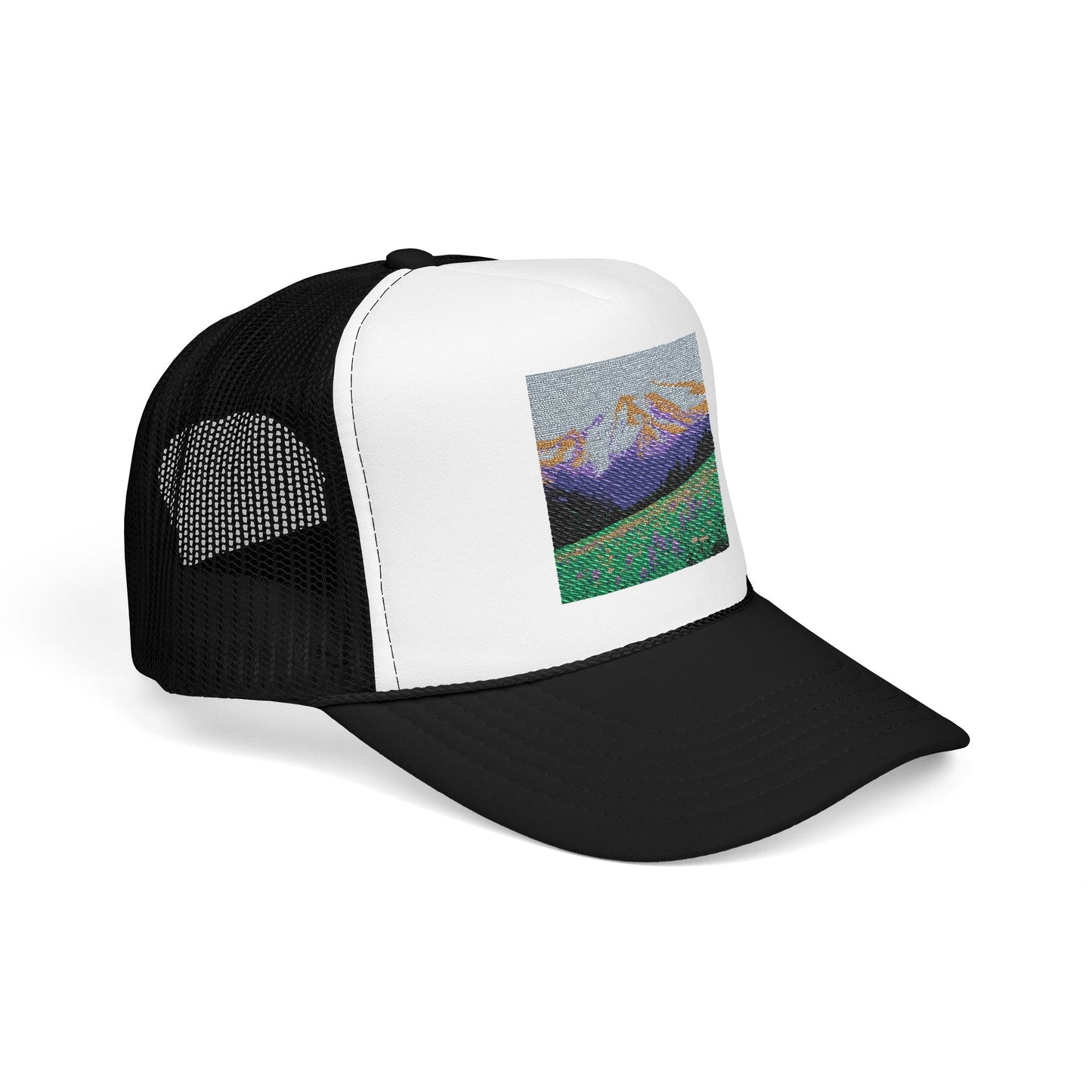 NOFLATMILES Rainier Bloom Trucker (Ridgeline Breeze)