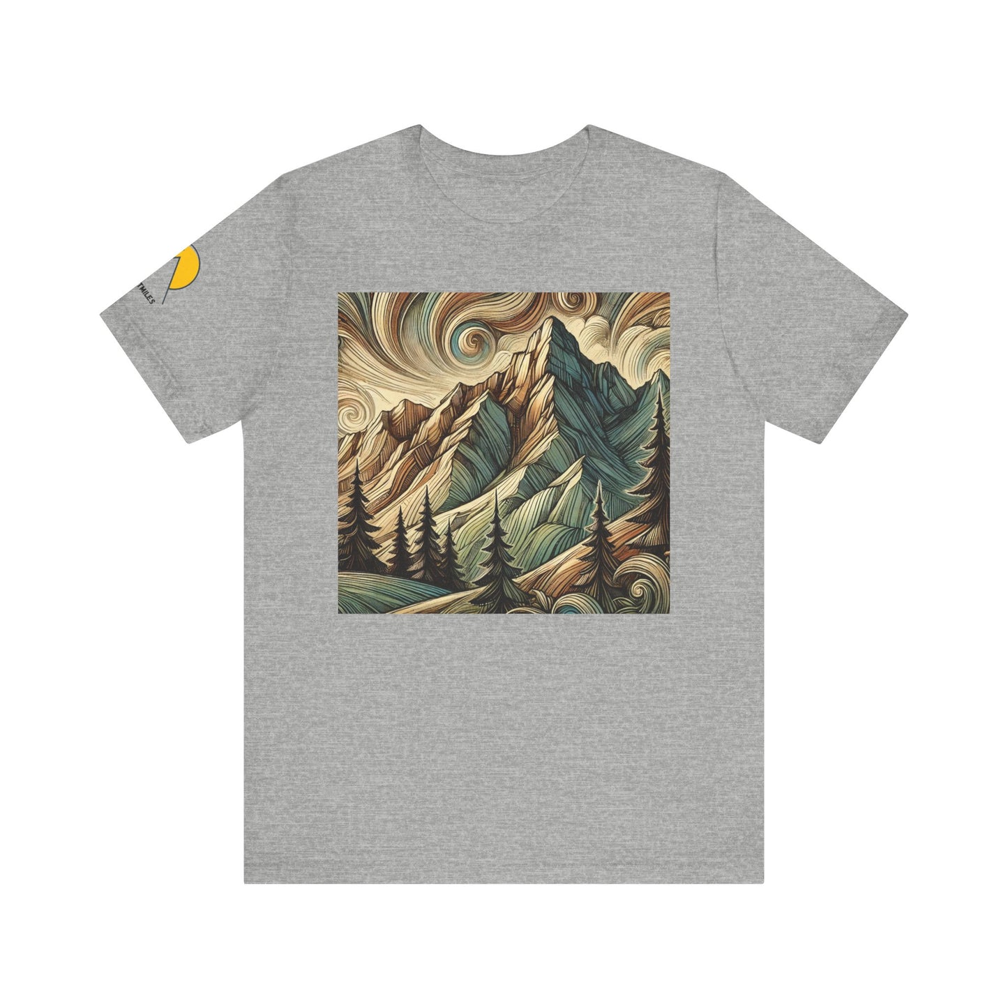 NOFLATMILES Whirlwind Peaks Tee