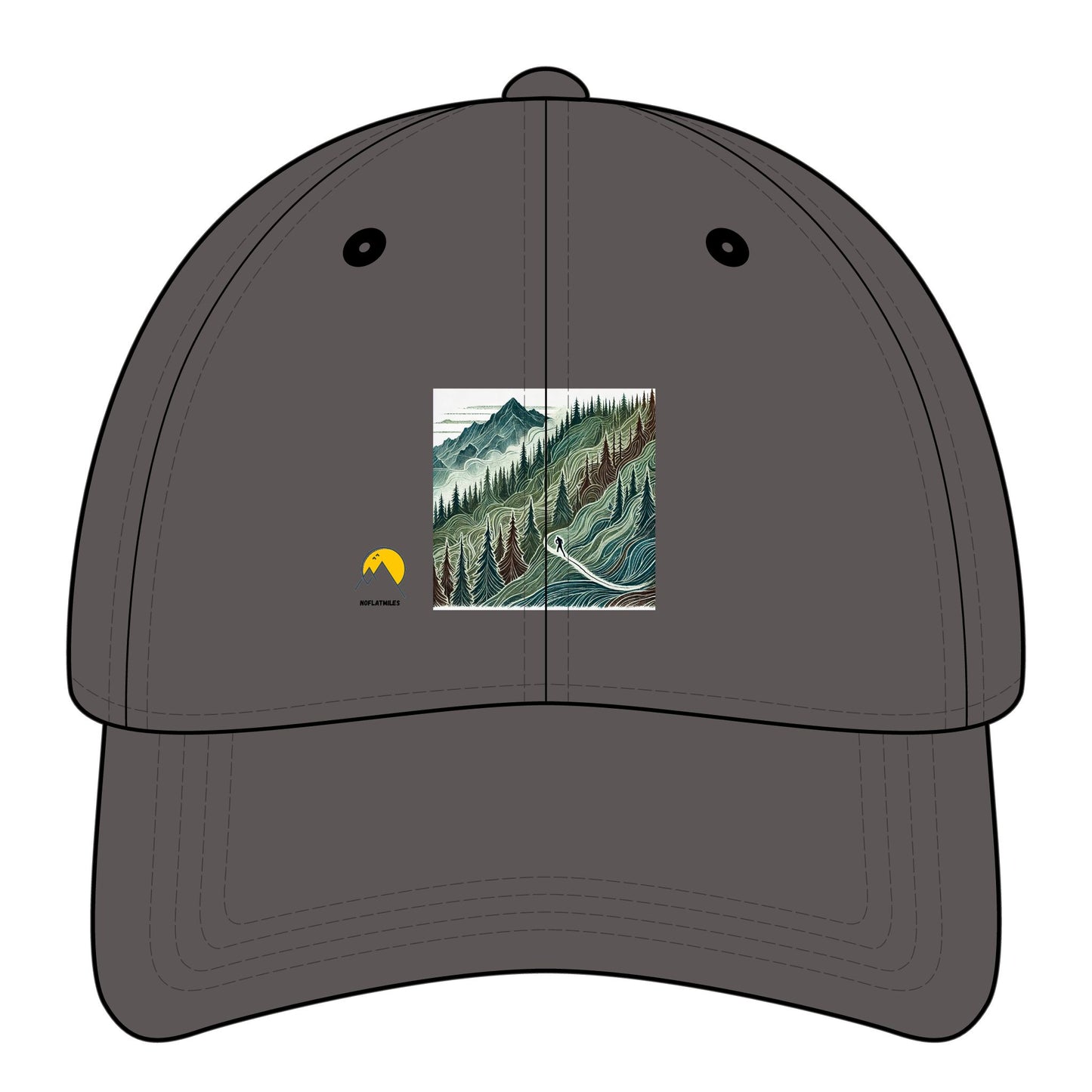 NOFLATMILES “Evergreen Lines” Dad Cap