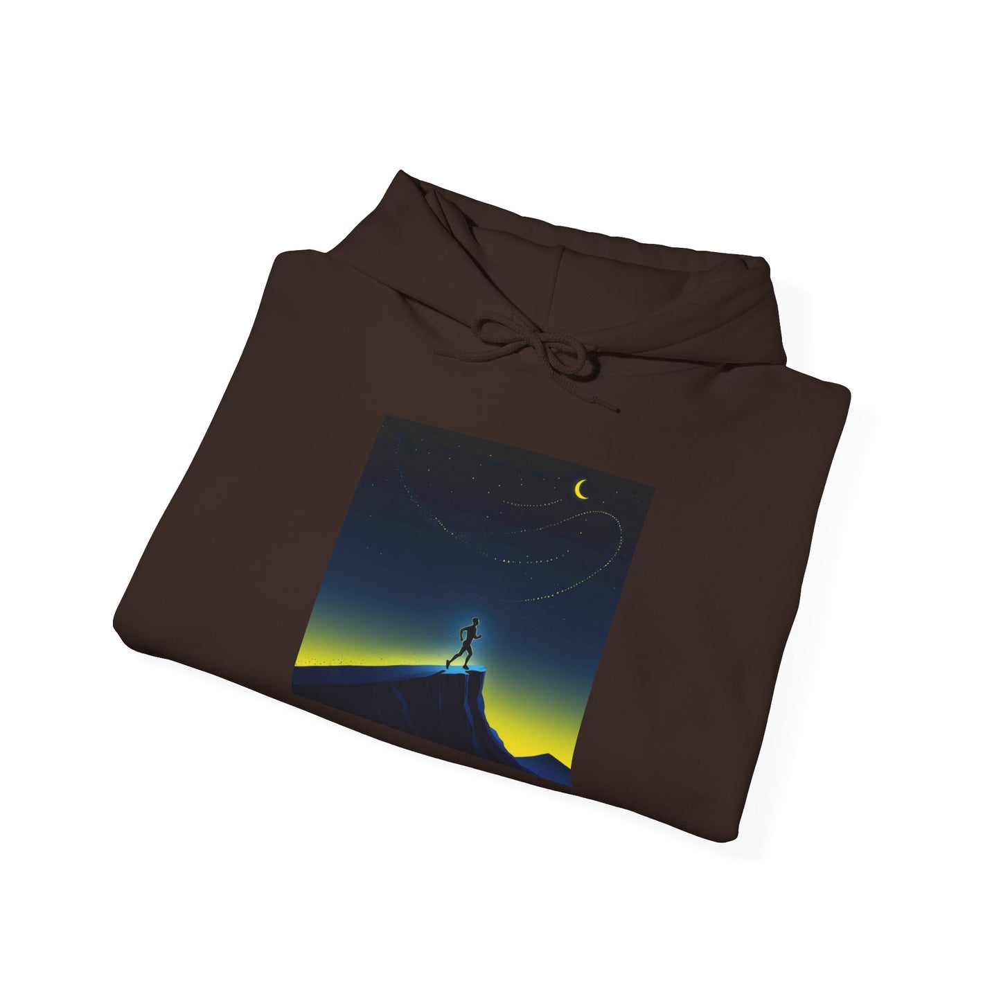 NOFLATMILES Night Shift Hoodie – Gildan 18500 (Starlight Cozy)