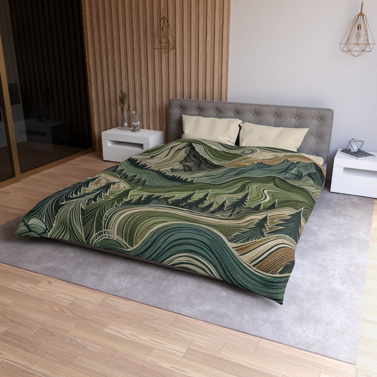 NOFLATMILES Whirlwind Peaks Duvet Cover (Dream In Contours)