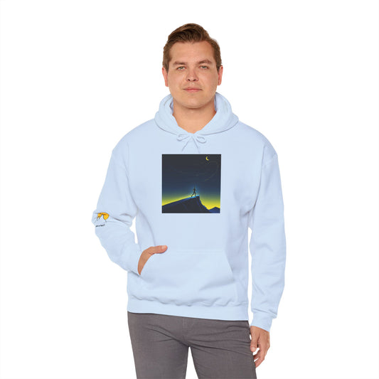 NOFLATMILES Night Shift Hoodie – Gildan 18500 (Starlight Cozy)