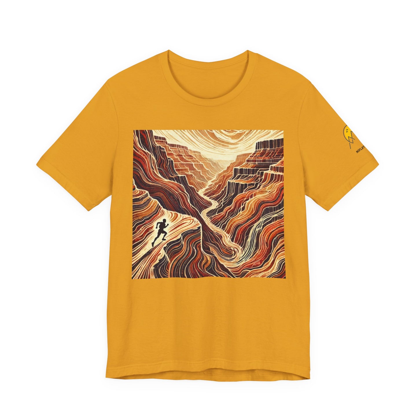 NOFLATMILES “Canyon Flow” Tee – Bella+Canvas 3001