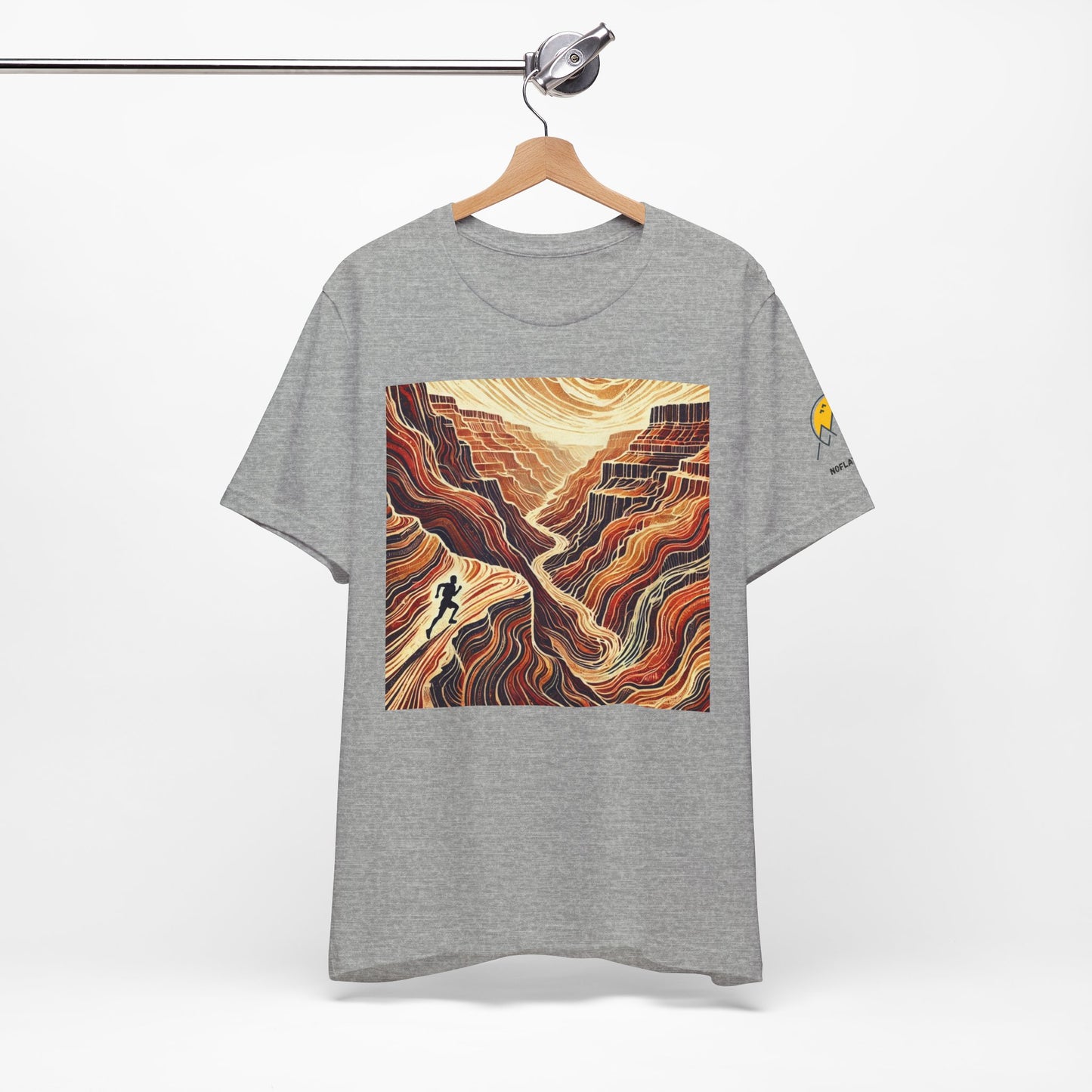 NOFLATMILES “Canyon Flow” Tee – Bella+Canvas 3001