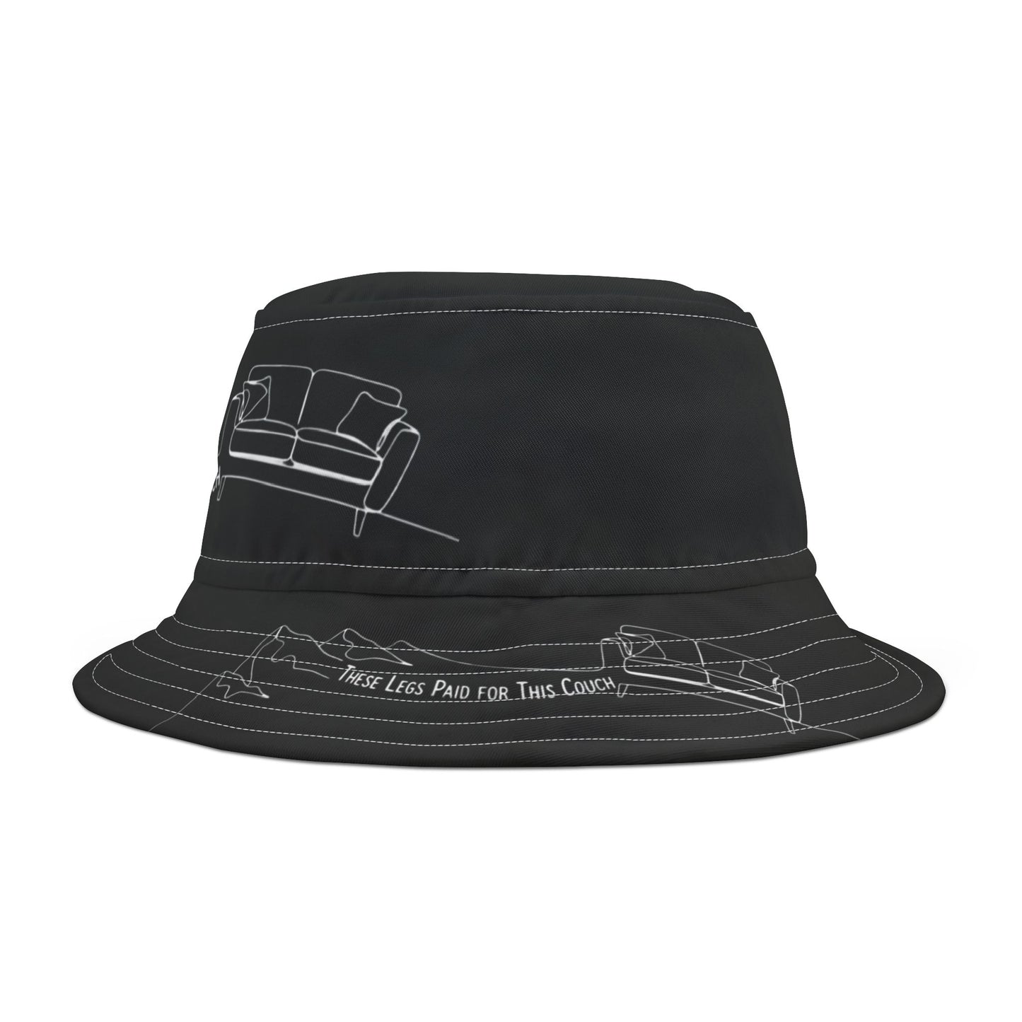 These Legs Paid for This Couch Bucket Hat | Trail Humor Bucket | NOFLATMILES