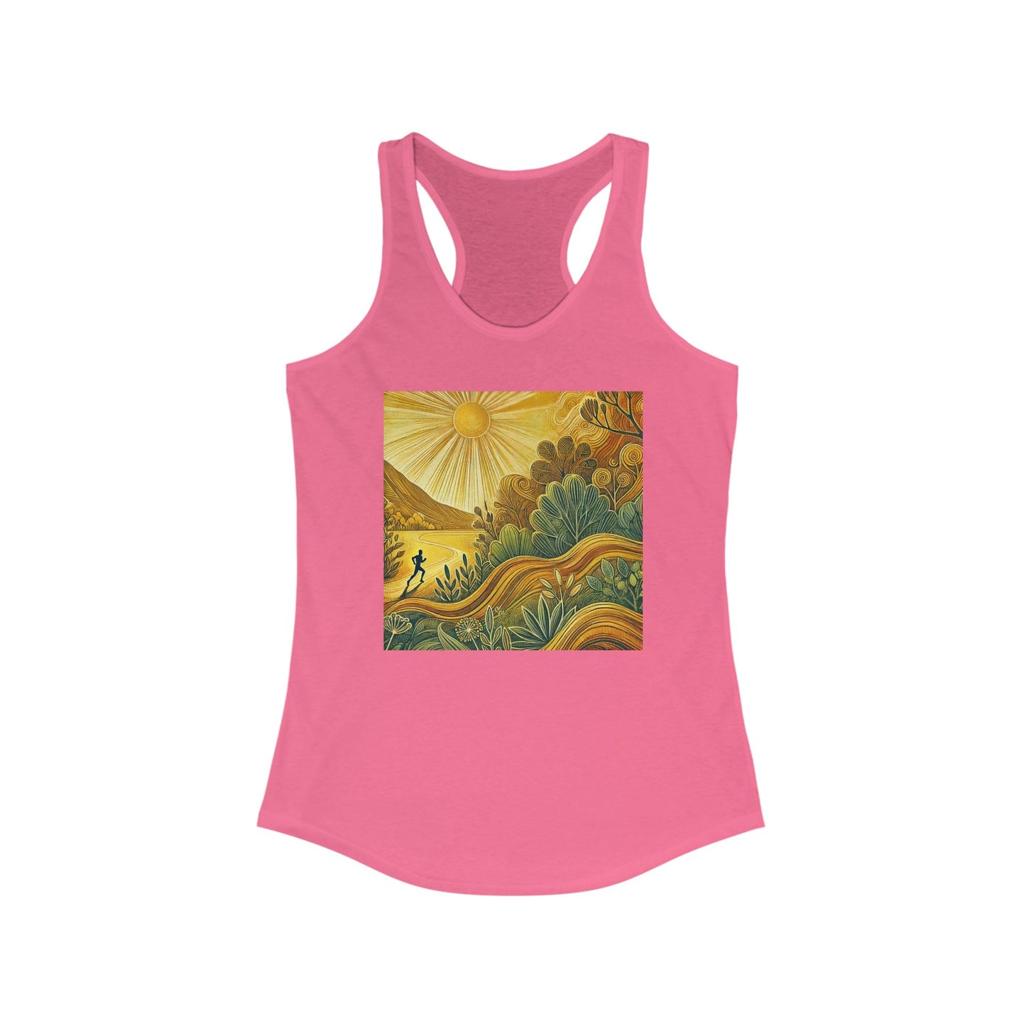 NOFLATMILES Sunburst Flow Women’s Racerback Tank