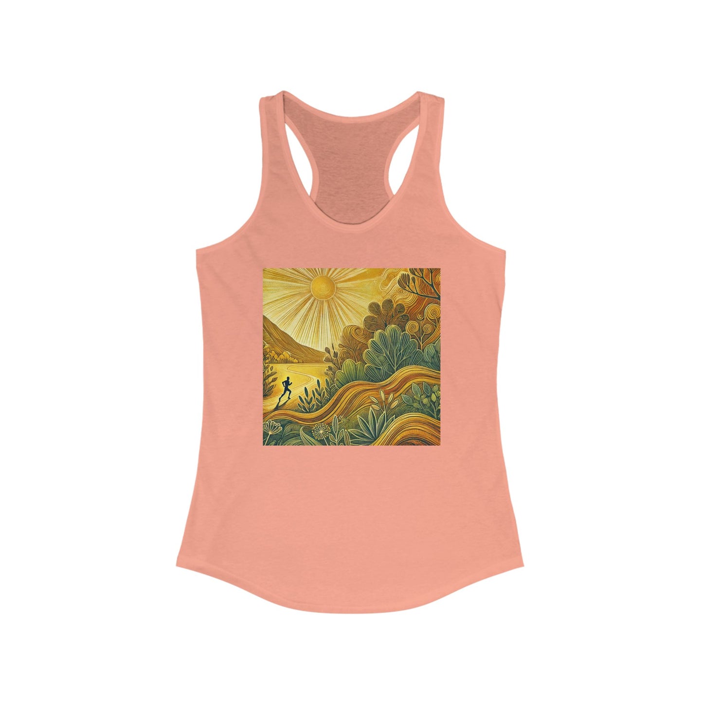 NOFLATMILES Sunburst Flow Women’s Racerback Tank