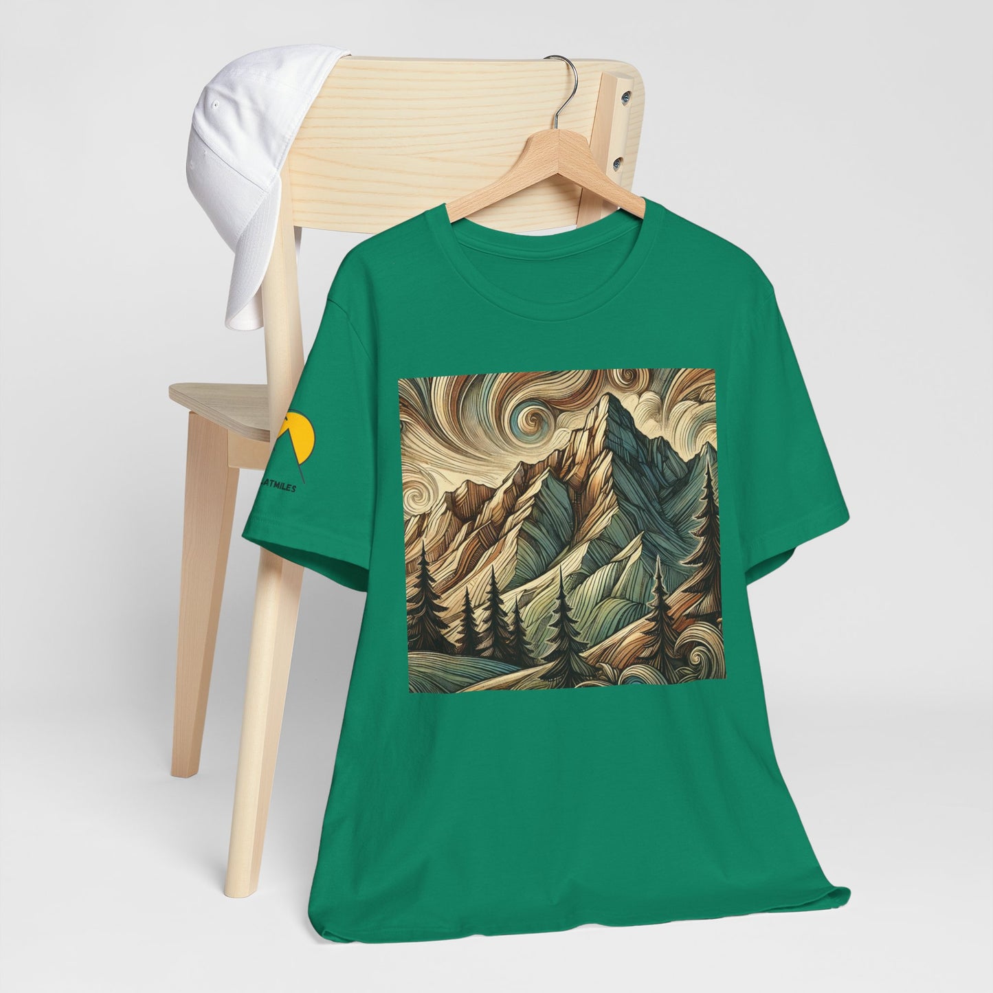 NOFLATMILES Whirlwind Peaks Tee