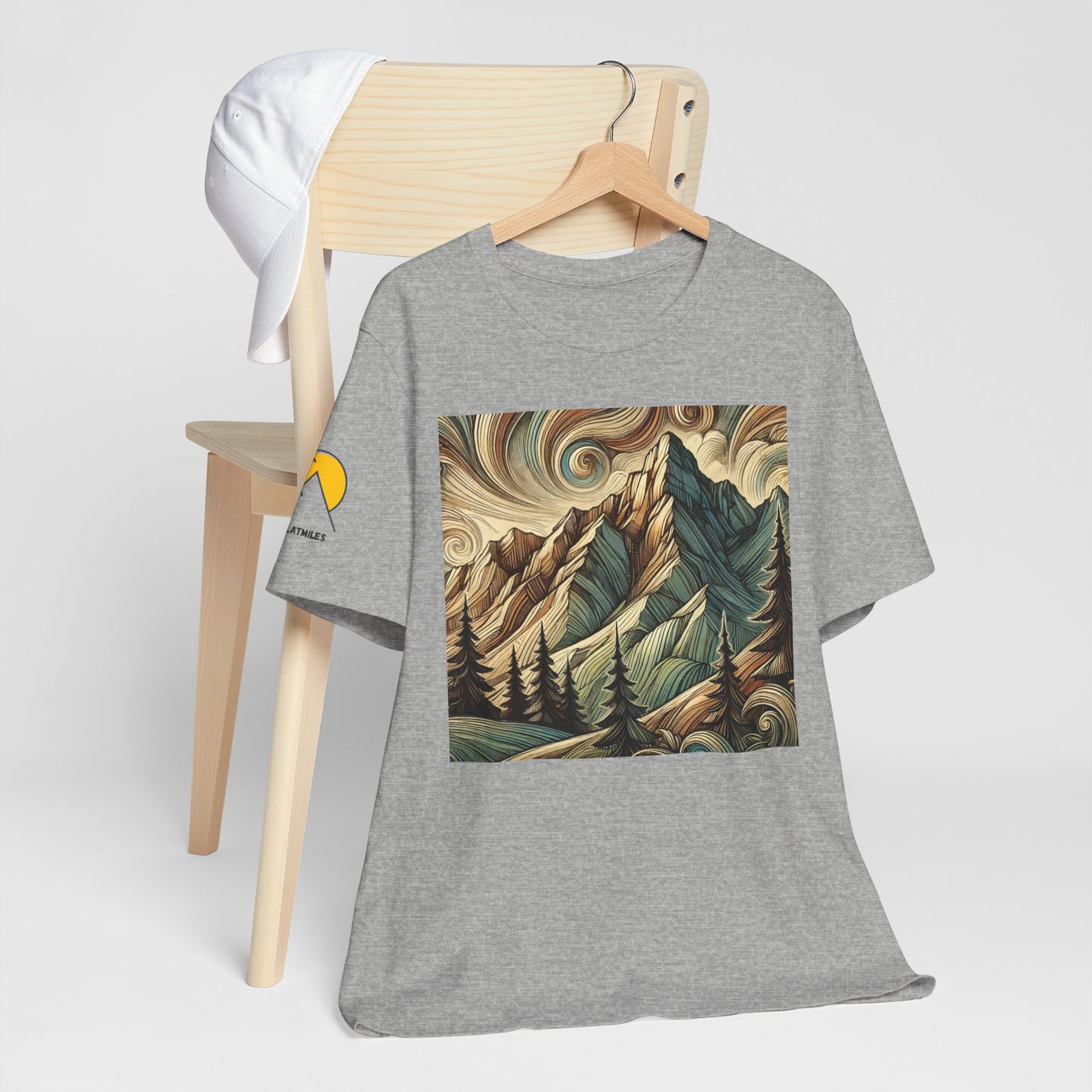 NOFLATMILES Whirlwind Peaks Tee