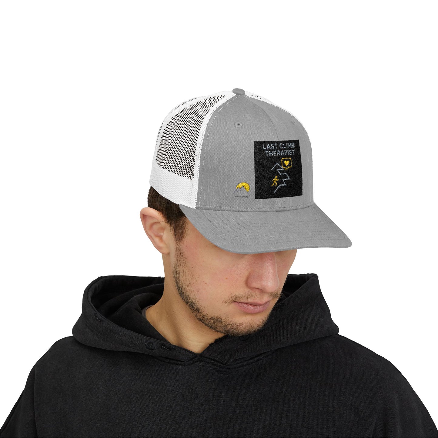 NOFLATMILES “Last Climb Therapist” Trucker