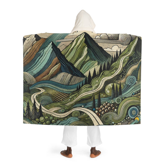 NOFLATMILES Whirlwind Peaks Sherpa Blanket (Basecamp Storm)