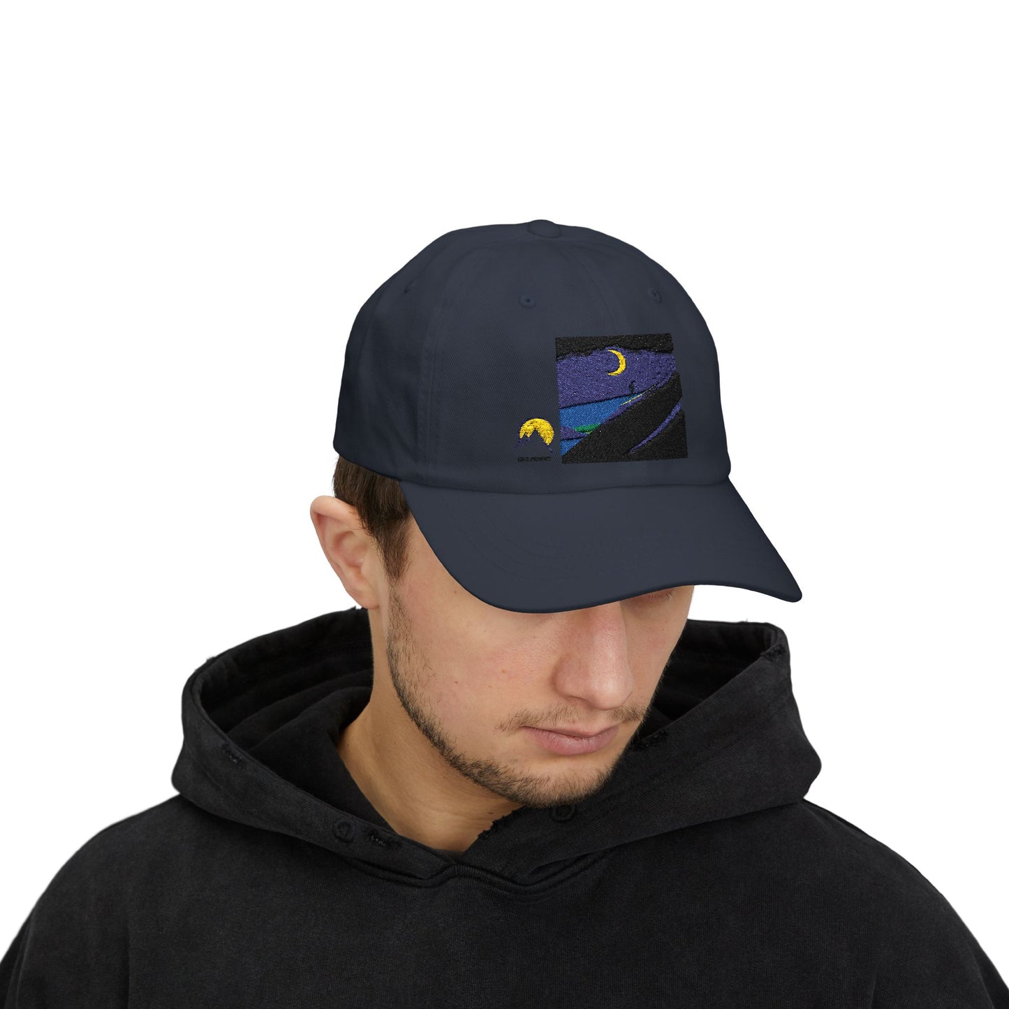 NOFLATMILES Night Shift Dad Cap – 6245CM (Embroidered Crescent)