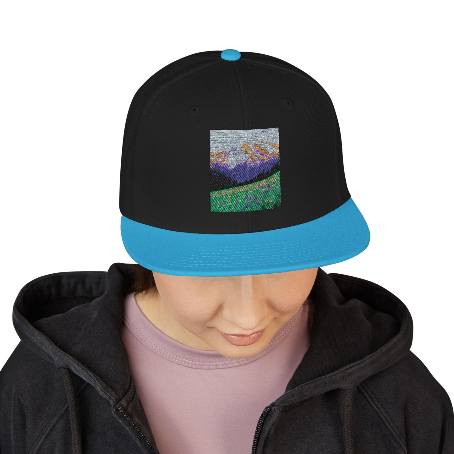 NOFLATMILES Rainier Bloom Snapback  (Summit Swagger)