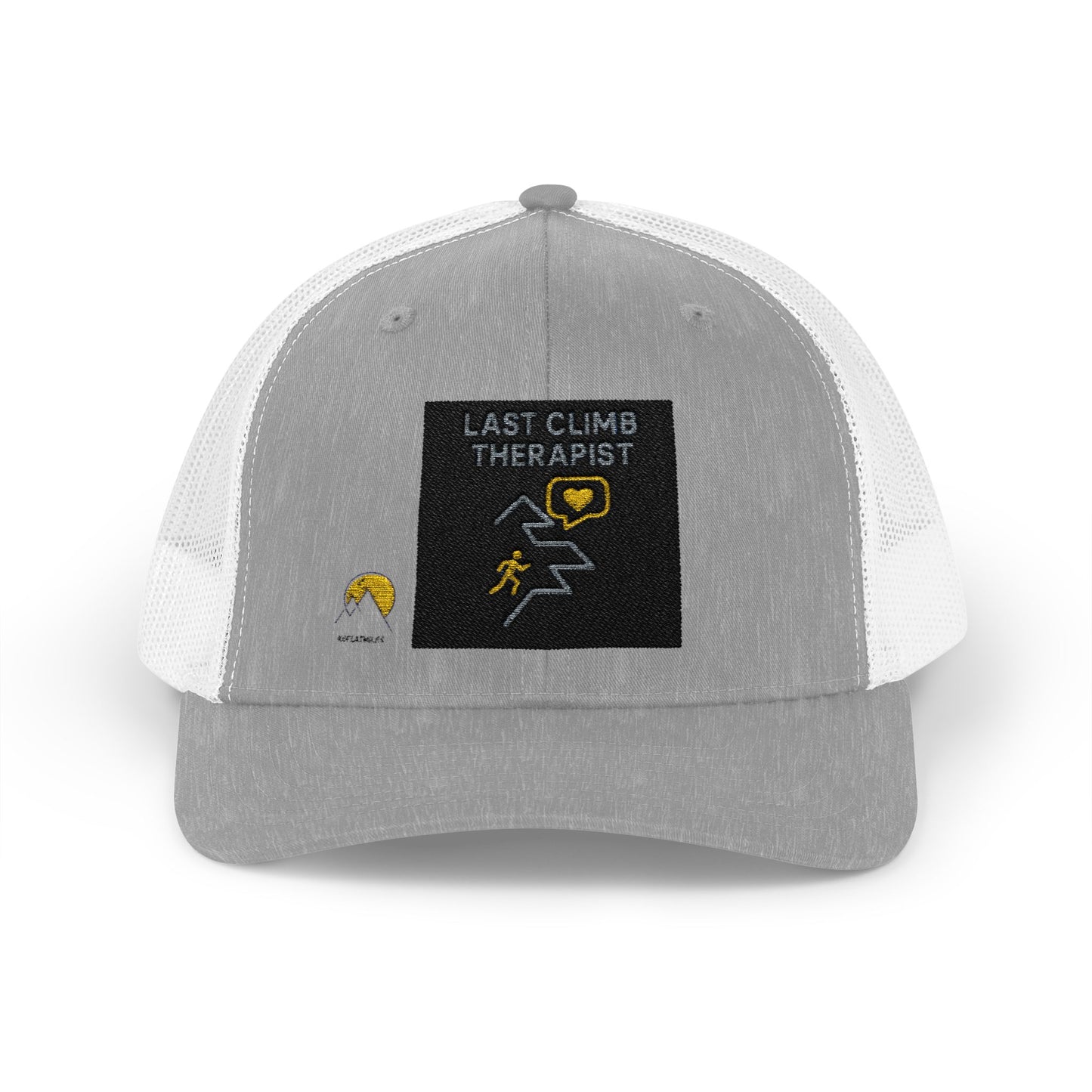 NOFLATMILES “Last Climb Therapist” Trucker