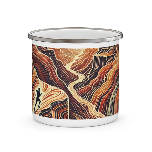 NOFLATMILES Canyon Flow Enamel Camp Mug 12oz