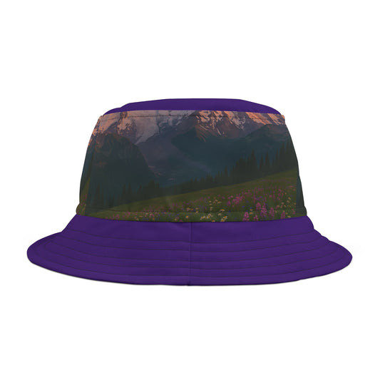 NOFLATMILES Rainier Bloom Bucket Hat (AOP) – 360° Meadow