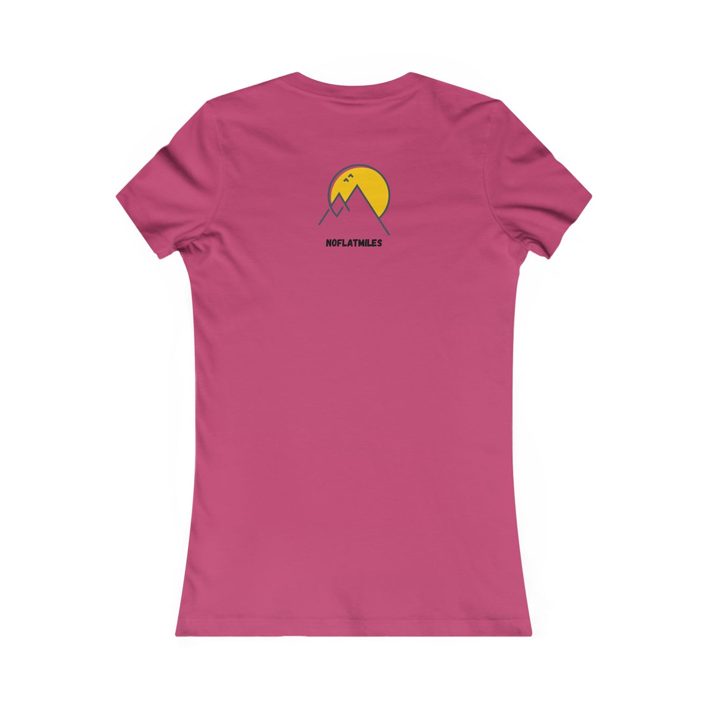 NOFLATMILES Rainier Bloom Women’s Tee  (Glow Route)
