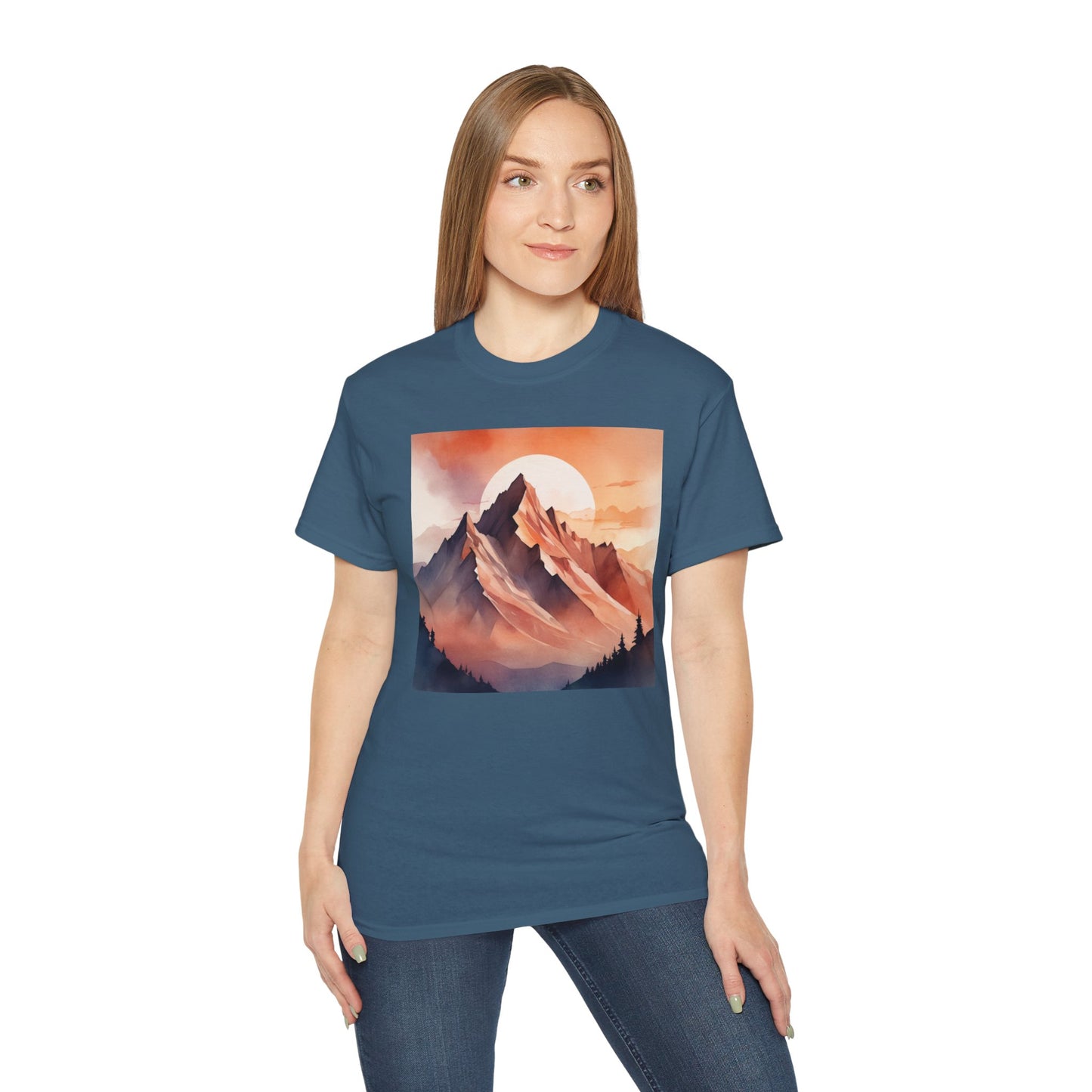 NOFLATMILES Alpenglow Mirage Tee (Sunset Edition)