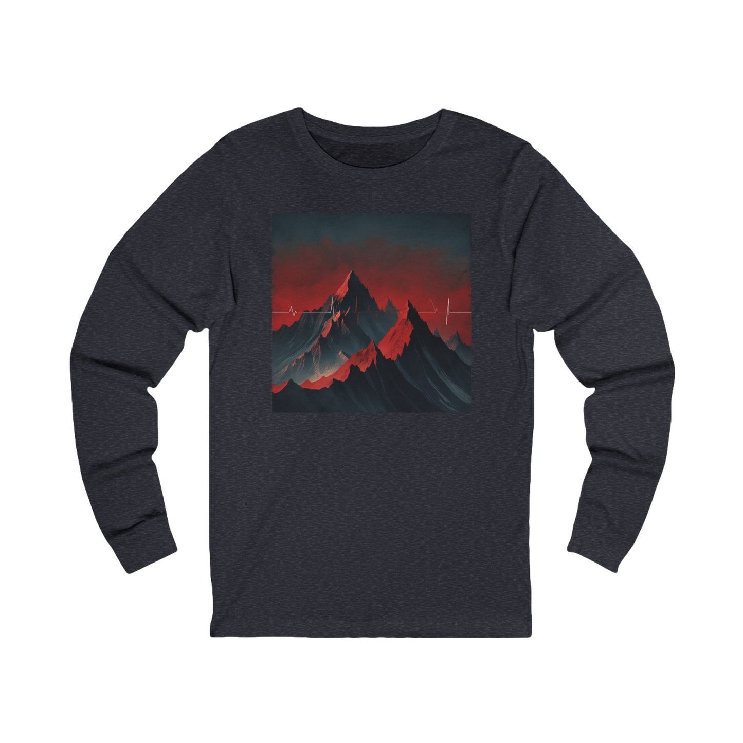 No Flat Miles Trail Runner Long Sleeve Tee, Casual Wear, Gift for Outdoor Lovers, Unisex Shirt, Nature Lover Apparel, Hiking Outfit