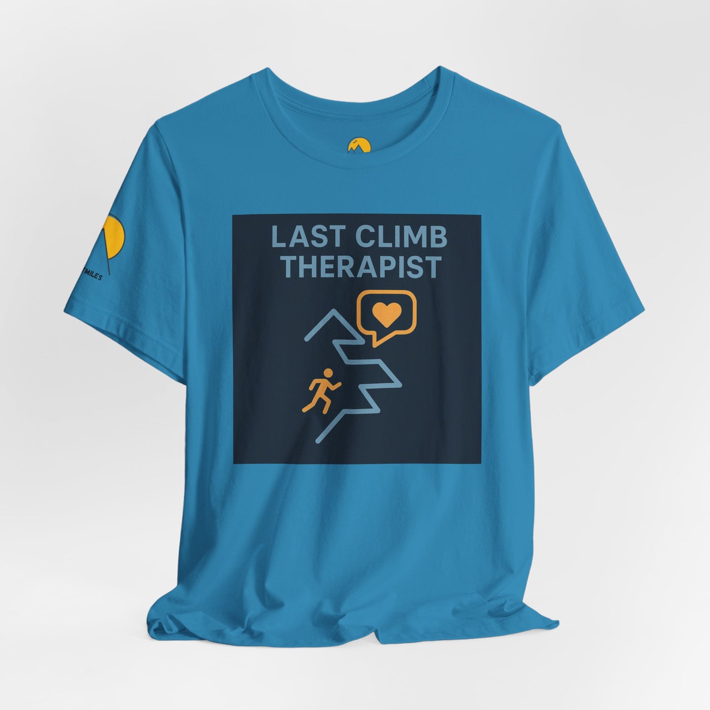 NOFLATMILES “Last Climb Therapist” CREW Tee