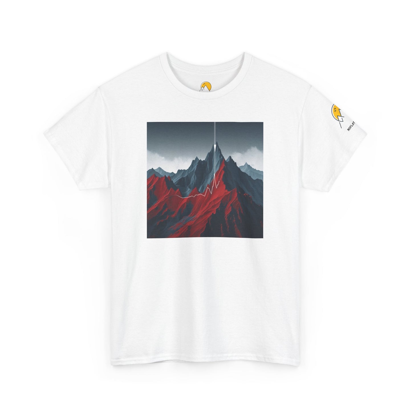 Mountain Adventure Unisex Heavy Cotton Tee - Nature Lover Gift, Outdoor T-Shirt, Casual Wear, Hiking Apparel, Gift for Explorers