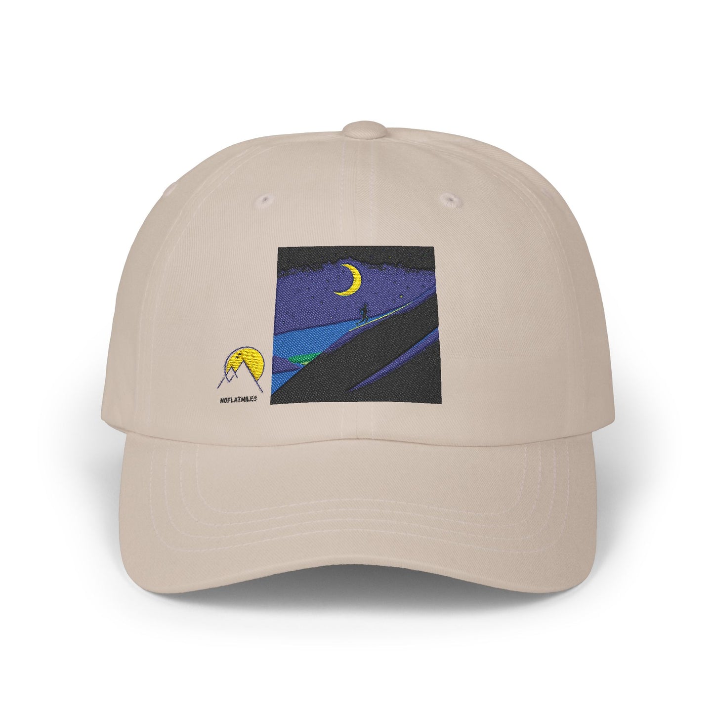 NOFLATMILES Night Shift Dad Cap – 6245CM (Embroidered Crescent)