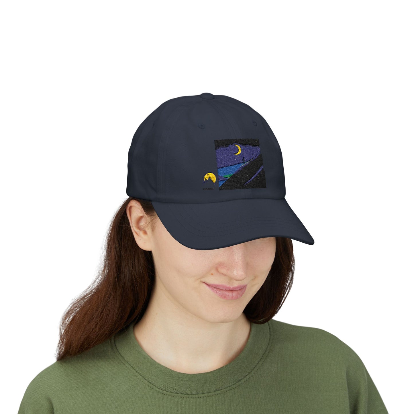 NOFLATMILES Night Shift Dad Cap – 6245CM (Embroidered Crescent)