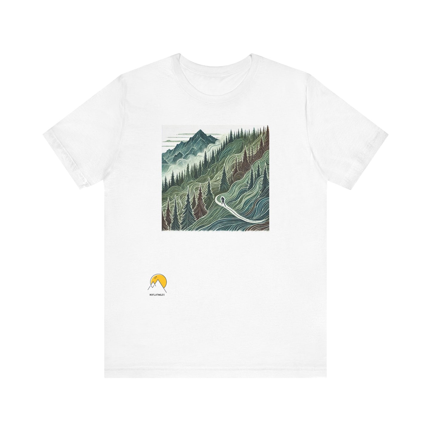 NOFLATMILES “Evergreen Flow” Tee