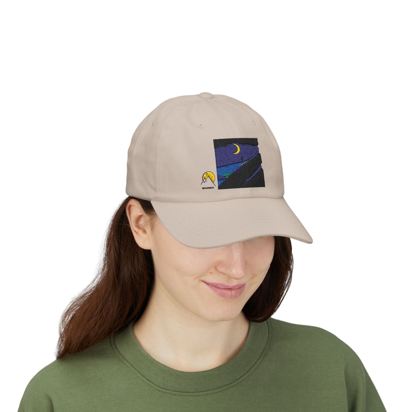 NOFLATMILES Night Shift Dad Cap – 6245CM (Embroidered Crescent)