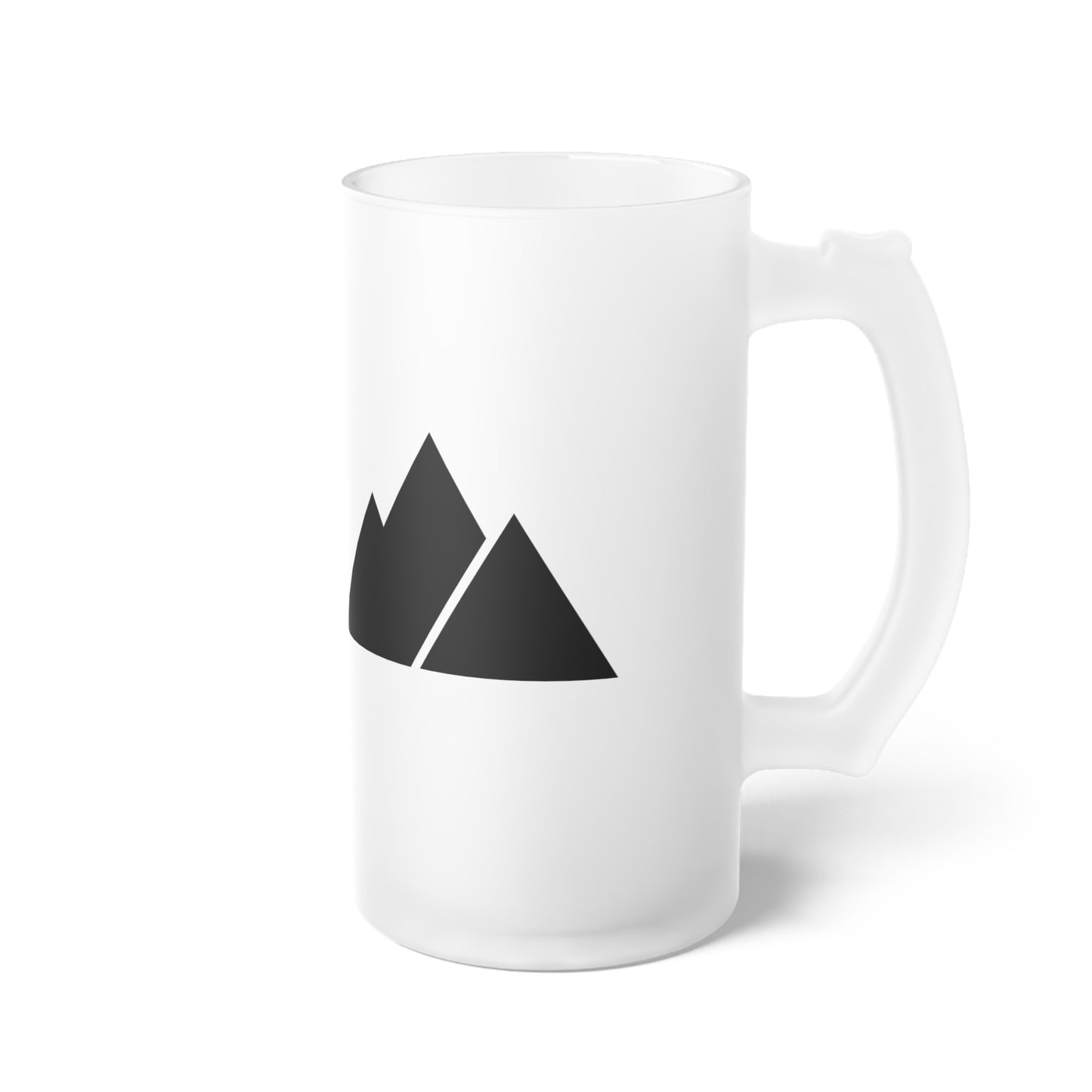 Frosted Glass Beer Mug – "Sleep, Trail, Beer, Eat, Repeat" Because Recovery Deserves a Ritual.