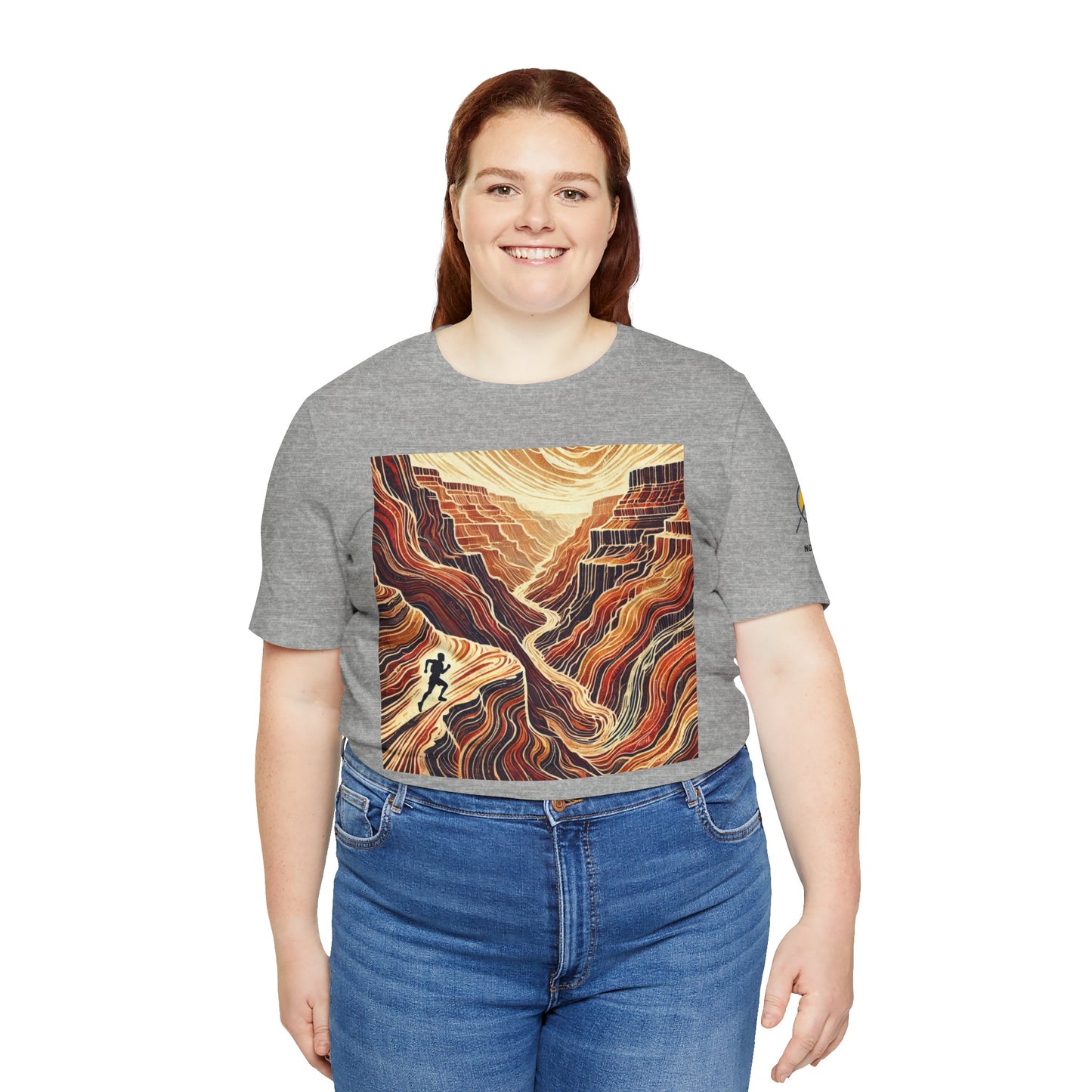 NOFLATMILES “Canyon Flow” Tee – Bella+Canvas 3001