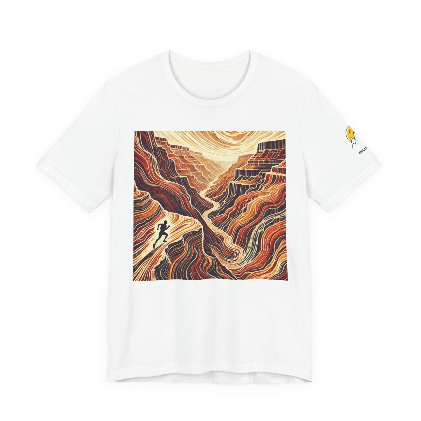 NOFLATMILES “Canyon Flow” Tee – Bella+Canvas 3001