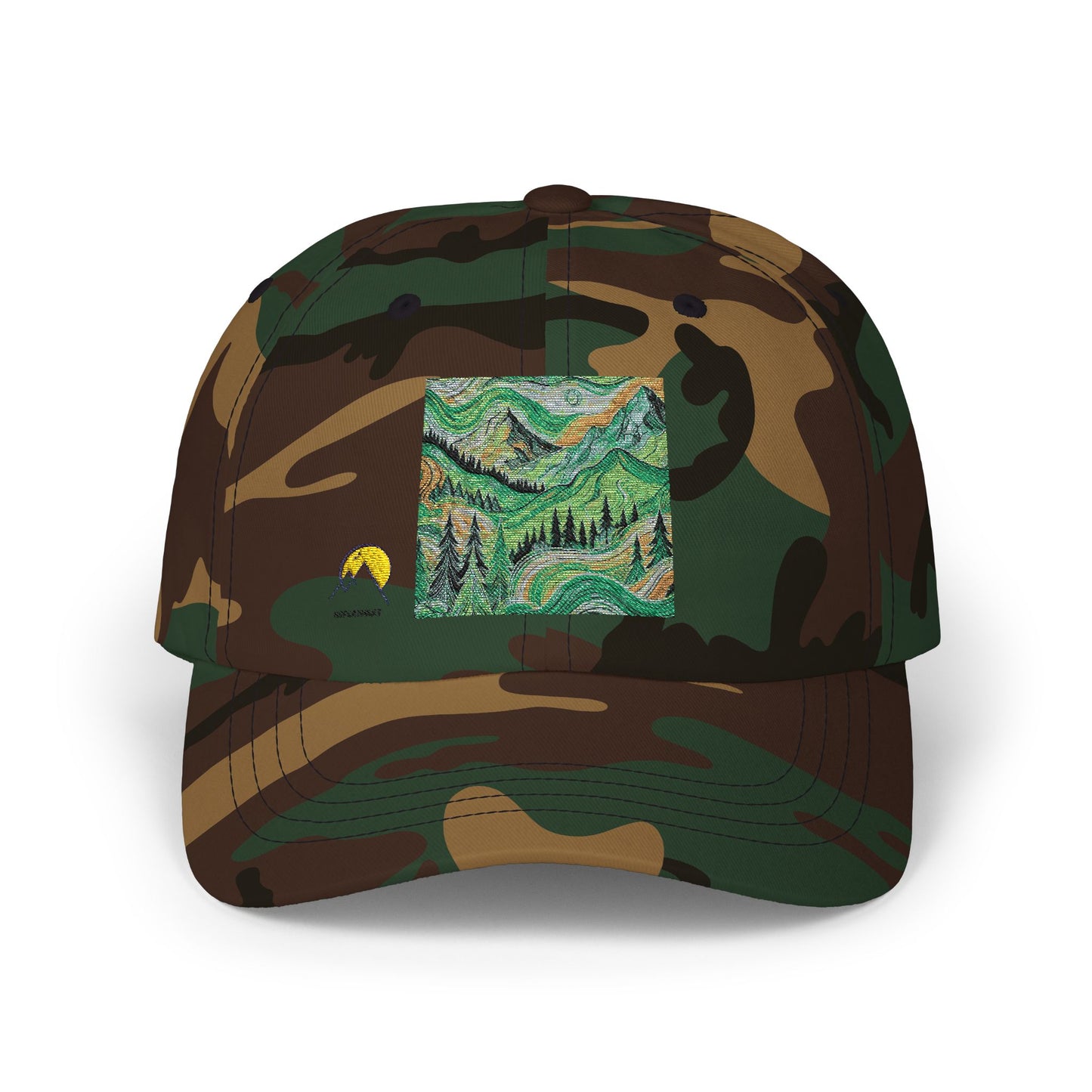 NOFLATMILES Whirlwind Lines Dad Cap