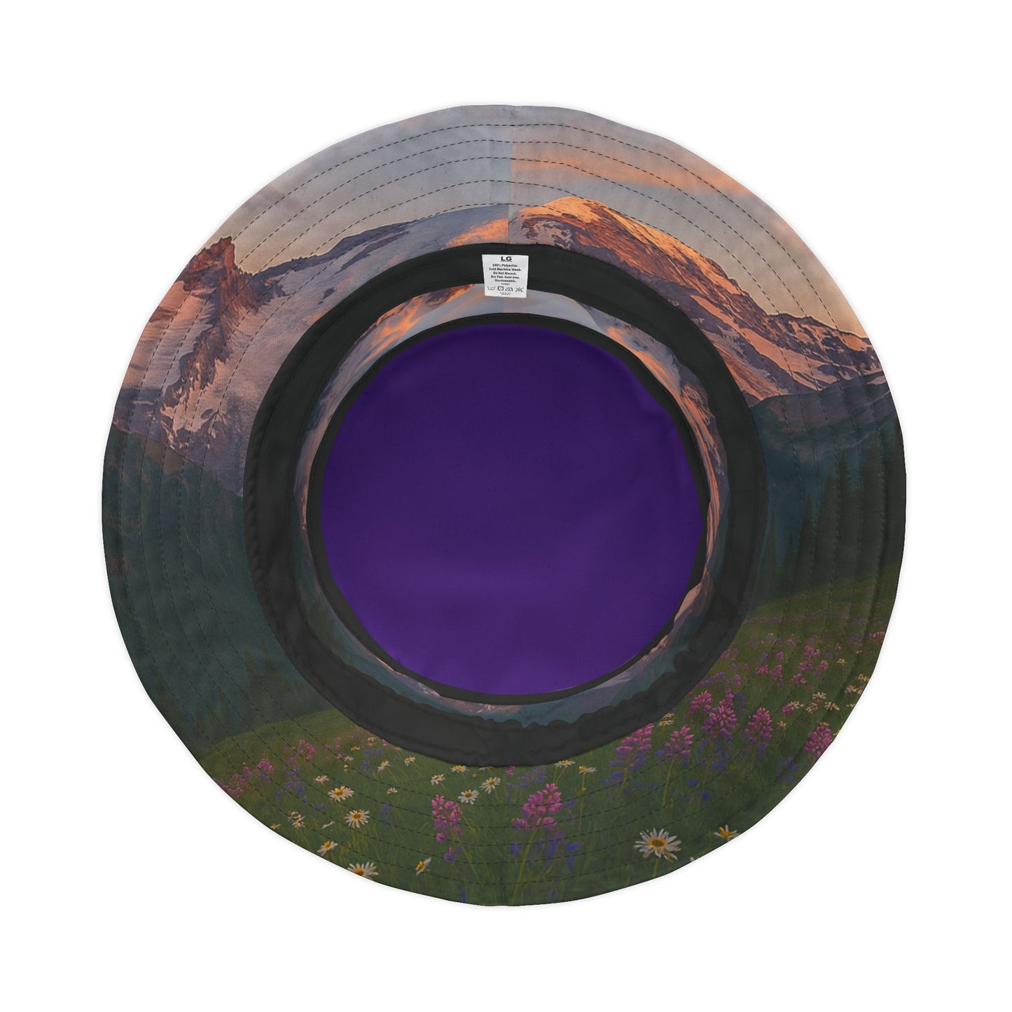 NOFLATMILES Rainier Bloom Bucket Hat (AOP) – 360° Meadow