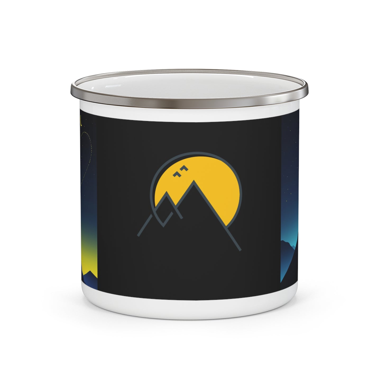 NOFLATMILES Night Shift Enamel Camp Mug 12oz (Starlight Ritual)