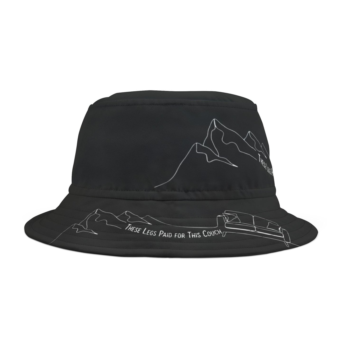 These Legs Paid for This Couch Bucket Hat | Trail Humor Bucket | NOFLATMILES