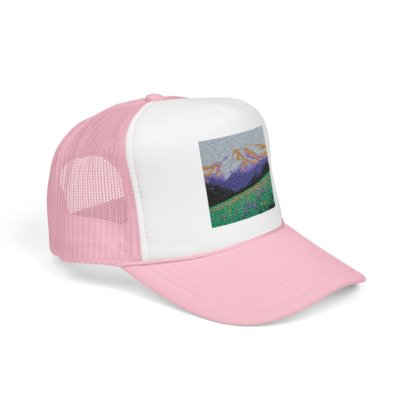 NOFLATMILES Rainier Bloom Trucker (Ridgeline Breeze)